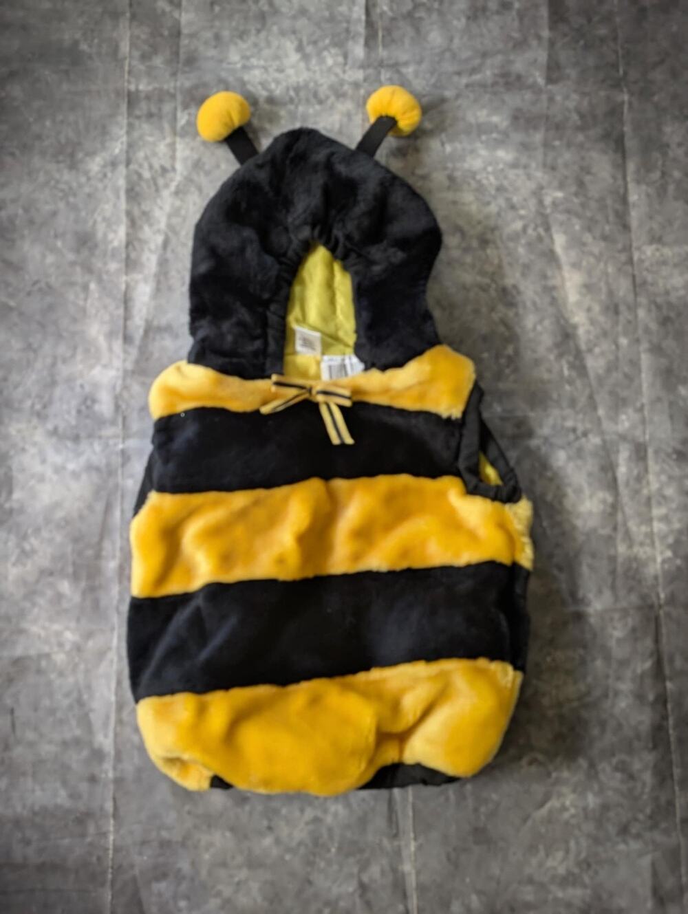 Childs Toddler Bumble Bee Halloween Costume Black Yellow 24 Months 1 Piece
